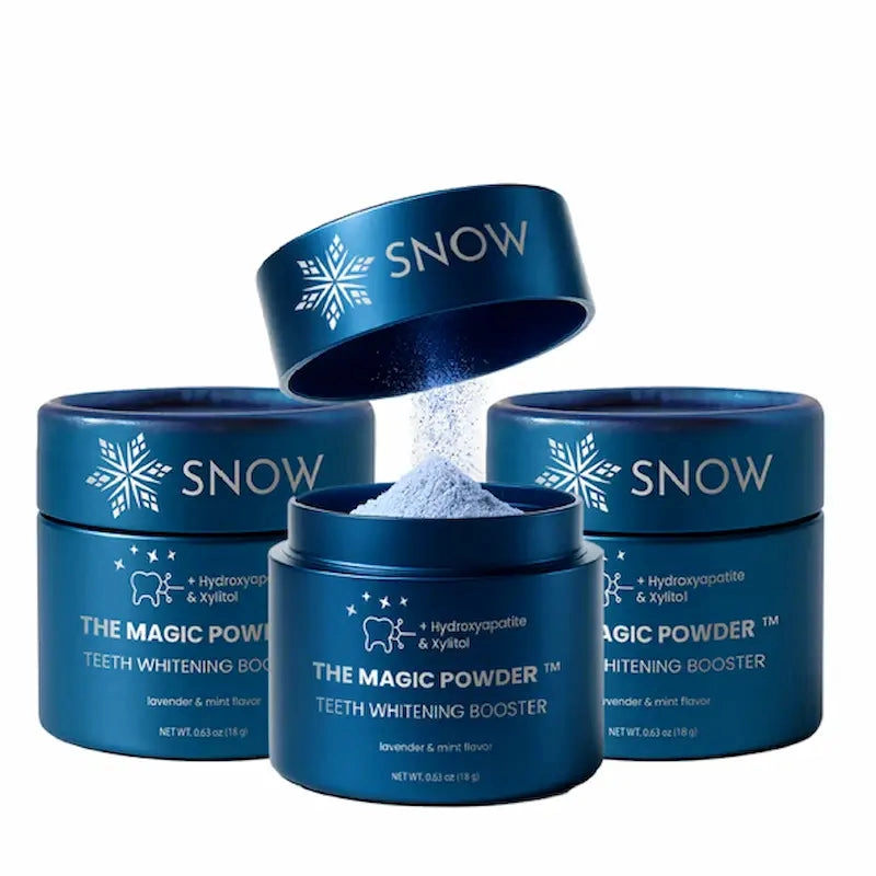 Snow® Teeth Whitening Powder with Hydroxyapatite, 3 Pack