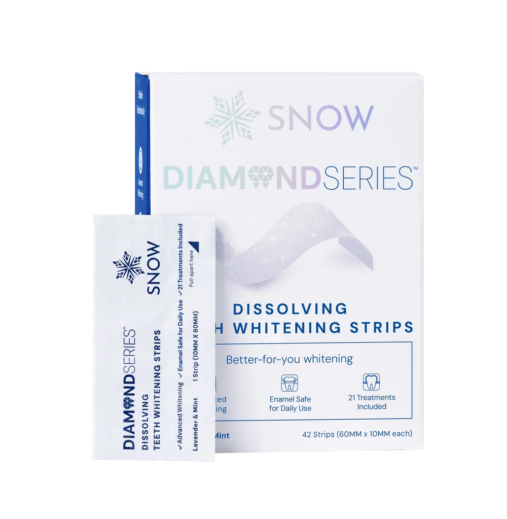 Snow® DiamondSeries® Dissolving Teeth Whitening Strips
